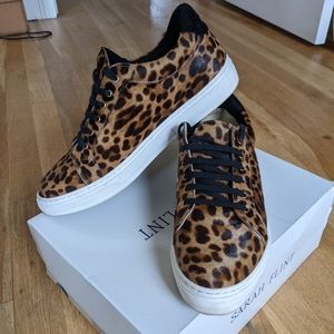Sarah Flint Leopard Print Sneakers